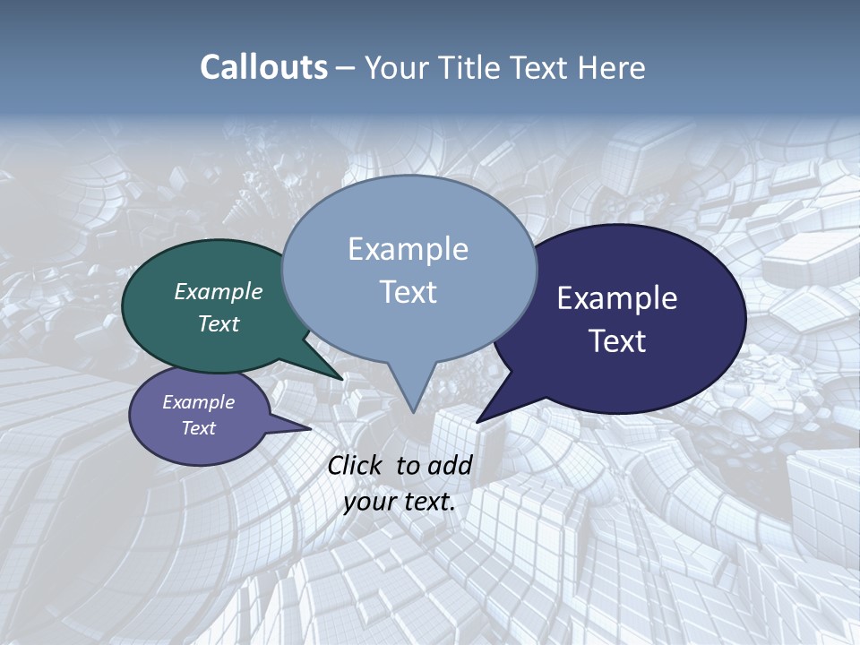 Card Shape Rectangles PowerPoint Template