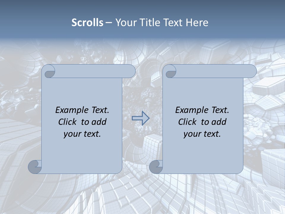 Card Shape Rectangles PowerPoint Template