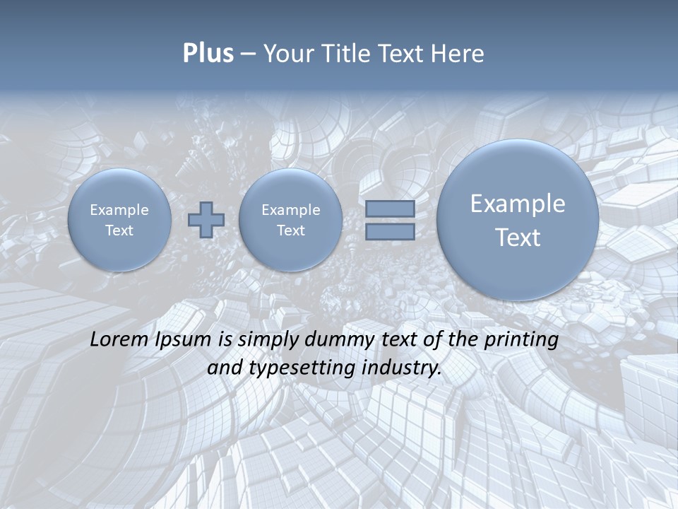 Card Shape Rectangles PowerPoint Template