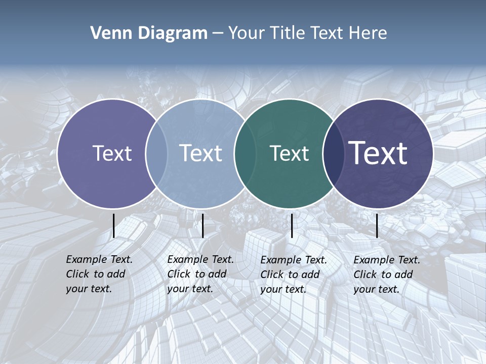 Card Shape Rectangles PowerPoint Template