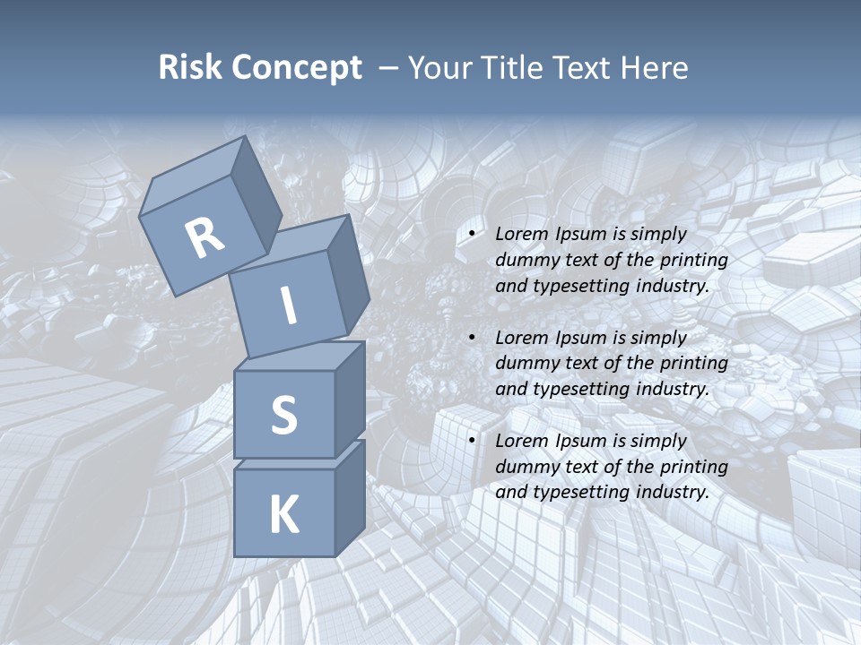 Card Shape Rectangles PowerPoint Template