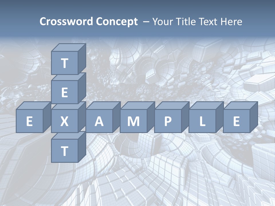 Card Shape Rectangles PowerPoint Template