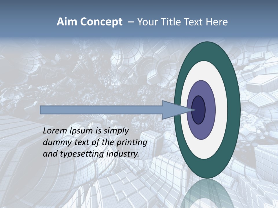 Card Shape Rectangles PowerPoint Template