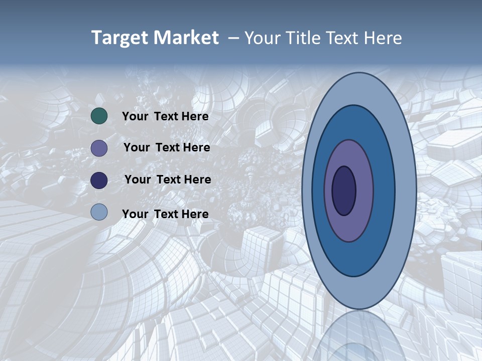 Card Shape Rectangles PowerPoint Template