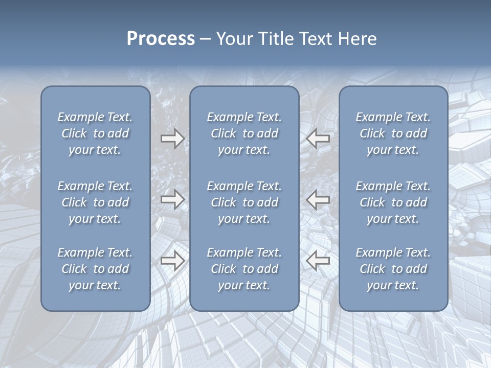 Card Shape Rectangles PowerPoint Template