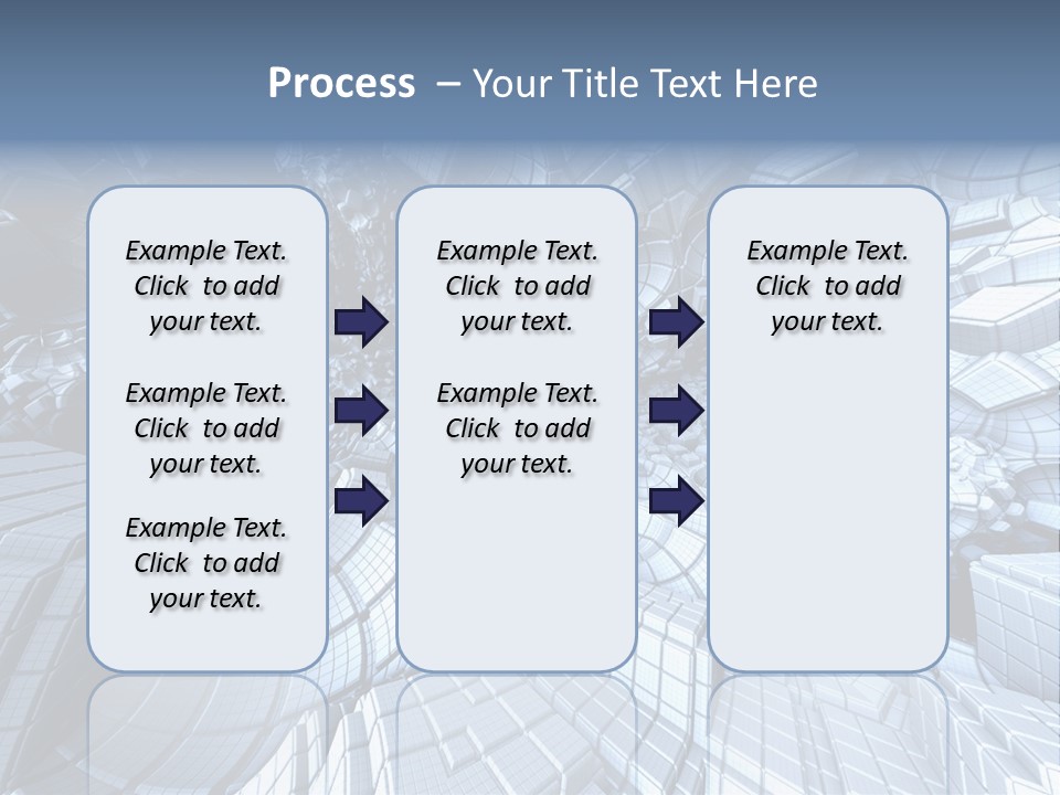 Card Shape Rectangles PowerPoint Template