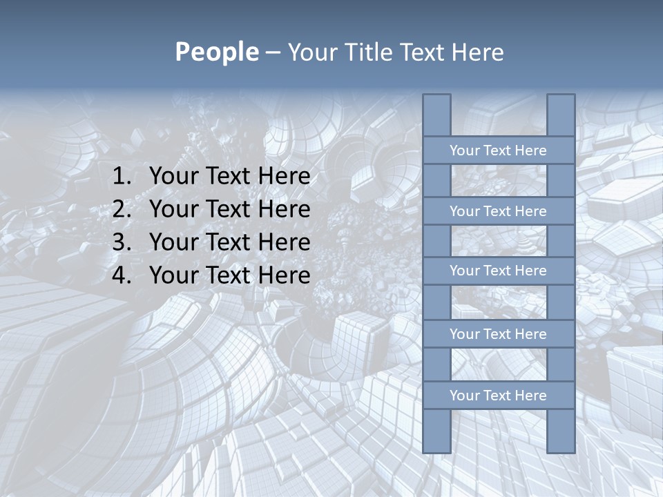 Card Shape Rectangles PowerPoint Template