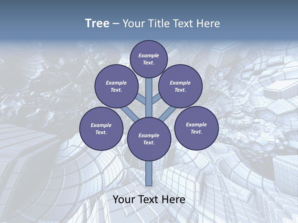 Card Shape Rectangles PowerPoint Template