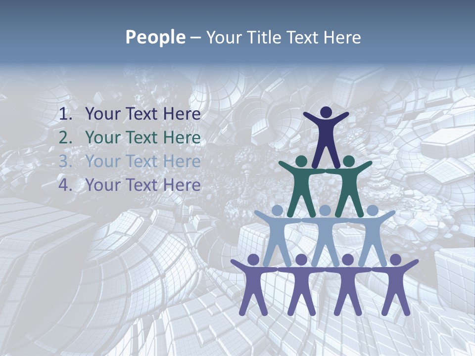 Card Shape Rectangles PowerPoint Template