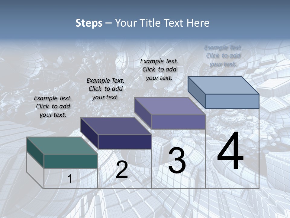 Card Shape Rectangles PowerPoint Template