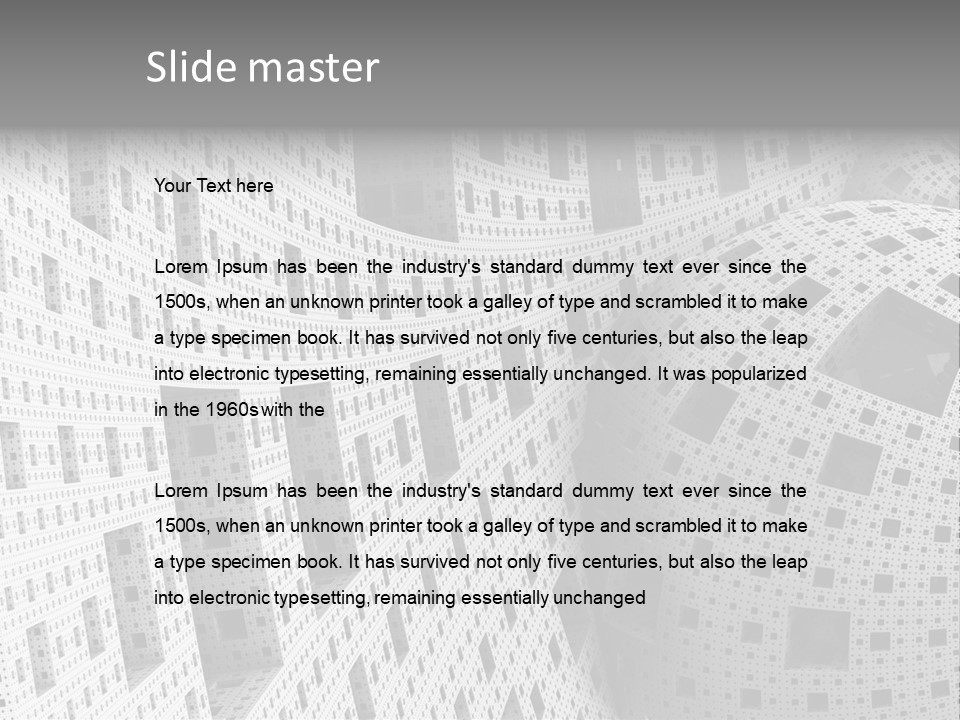 Sphere Design Wallpaper PowerPoint Template