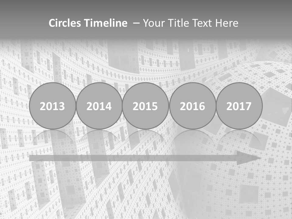 Sphere Design Wallpaper PowerPoint Template