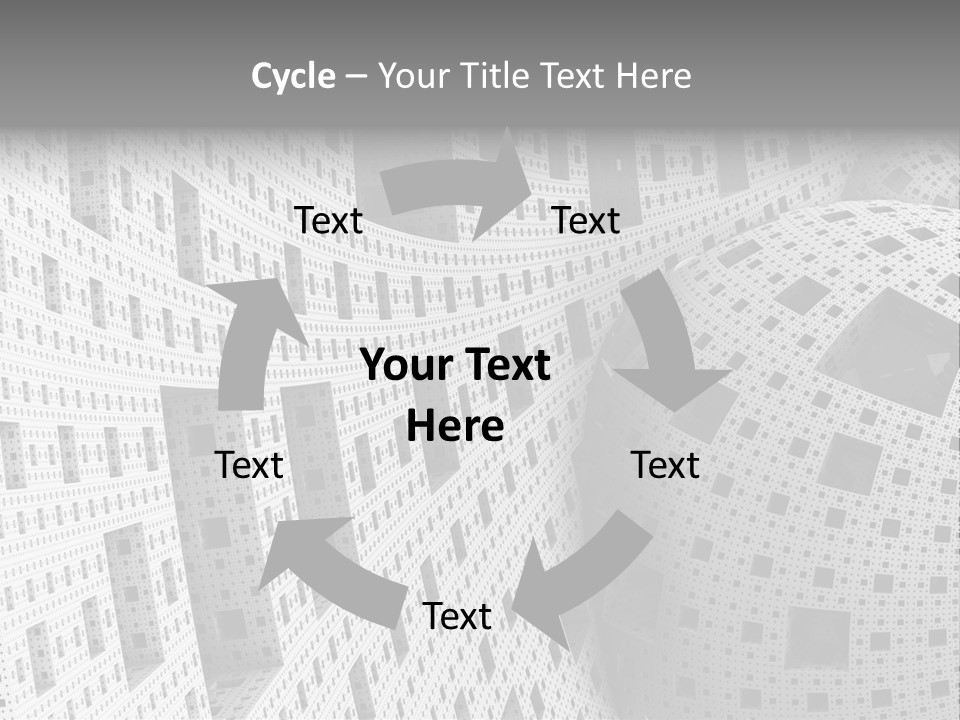 Sphere Design Wallpaper PowerPoint Template