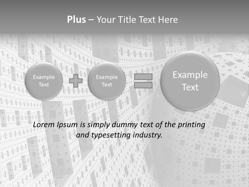 Sphere Design Wallpaper PowerPoint Template