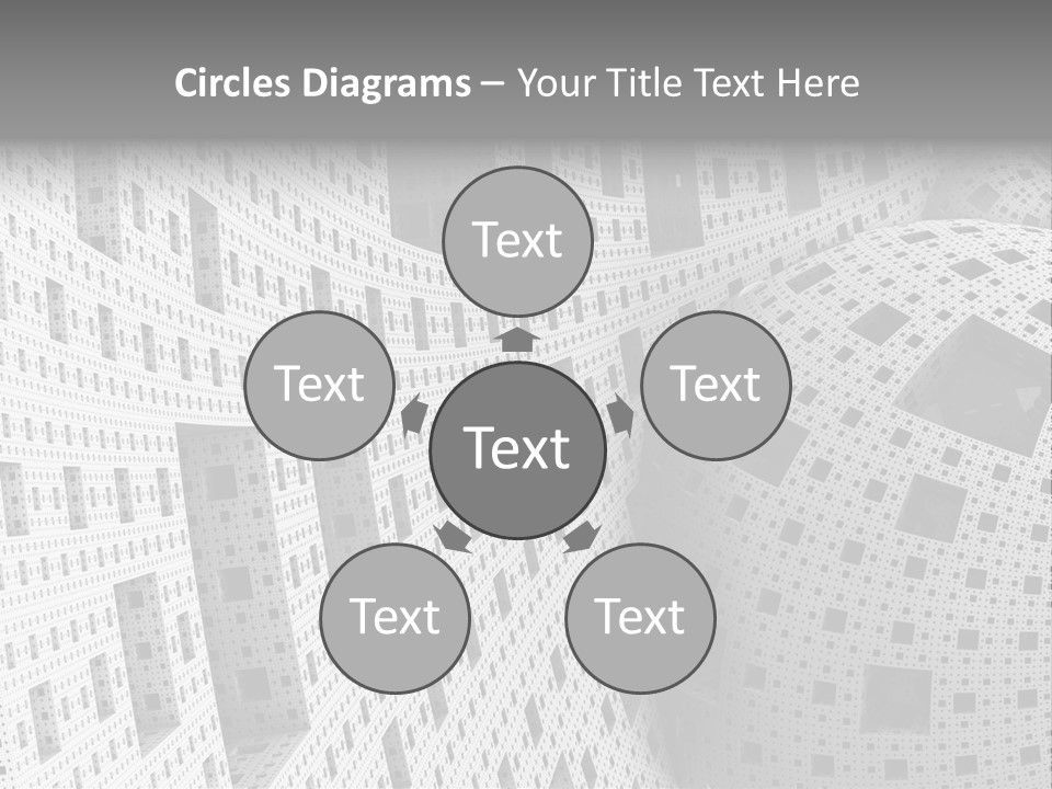 Sphere Design Wallpaper PowerPoint Template