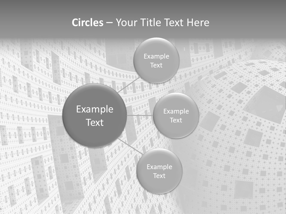 Sphere Design Wallpaper PowerPoint Template