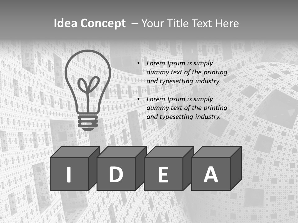 Sphere Design Wallpaper PowerPoint Template