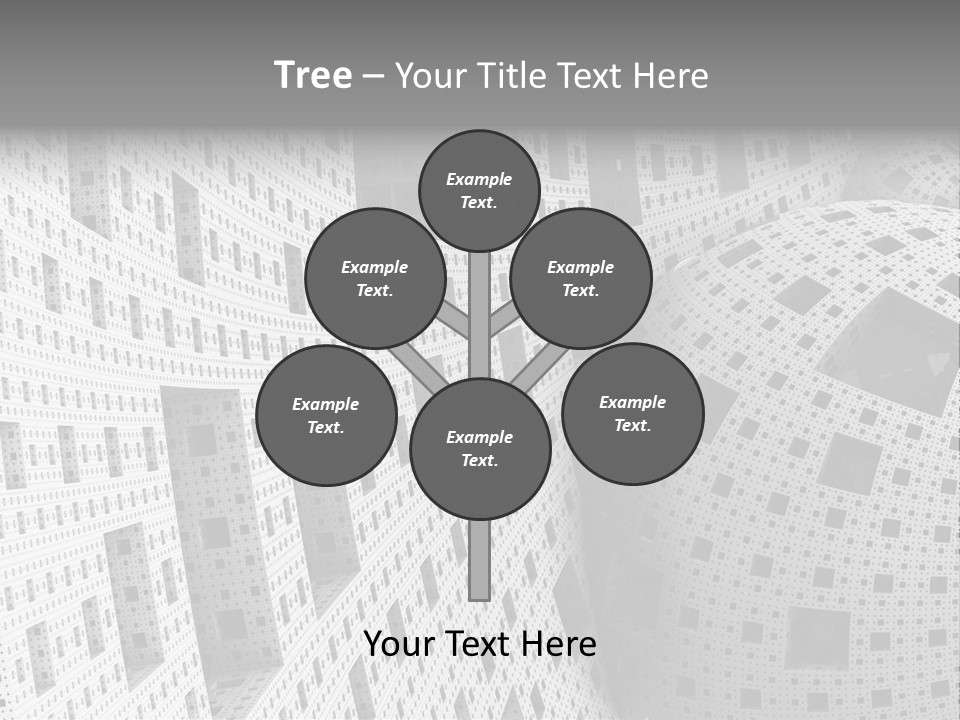 Sphere Design Wallpaper PowerPoint Template