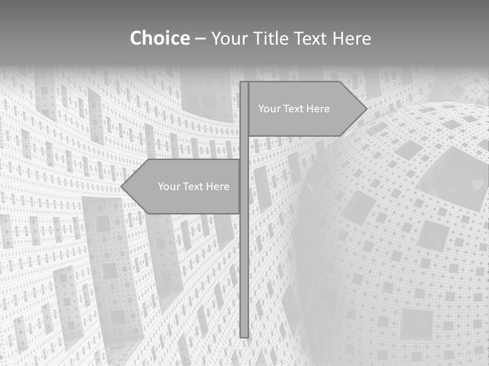 Sphere Design Wallpaper PowerPoint Template