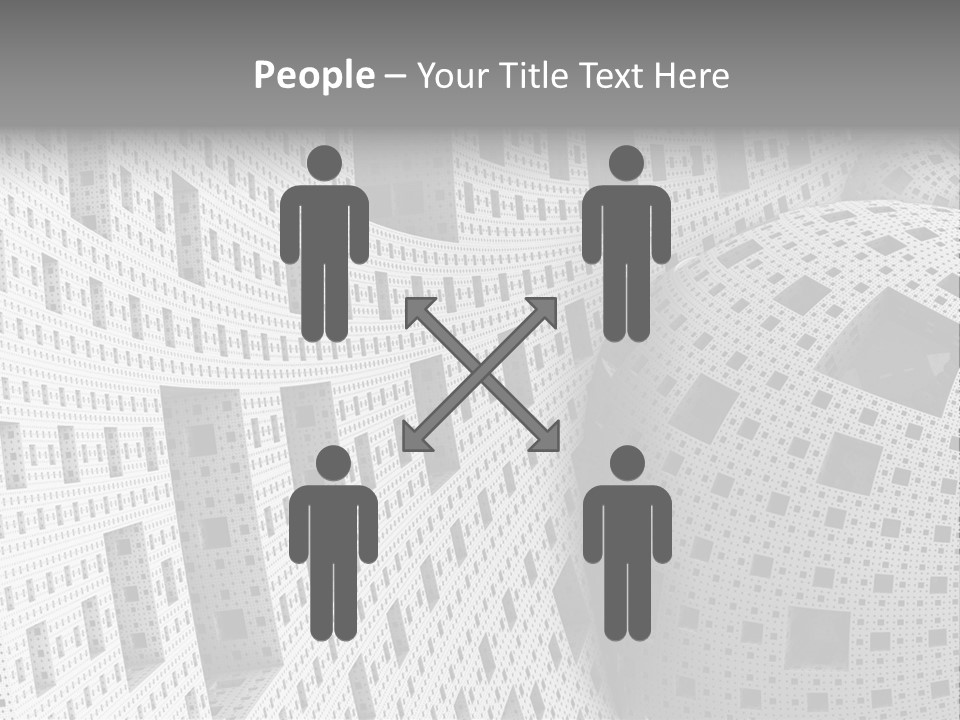 Sphere Design Wallpaper PowerPoint Template