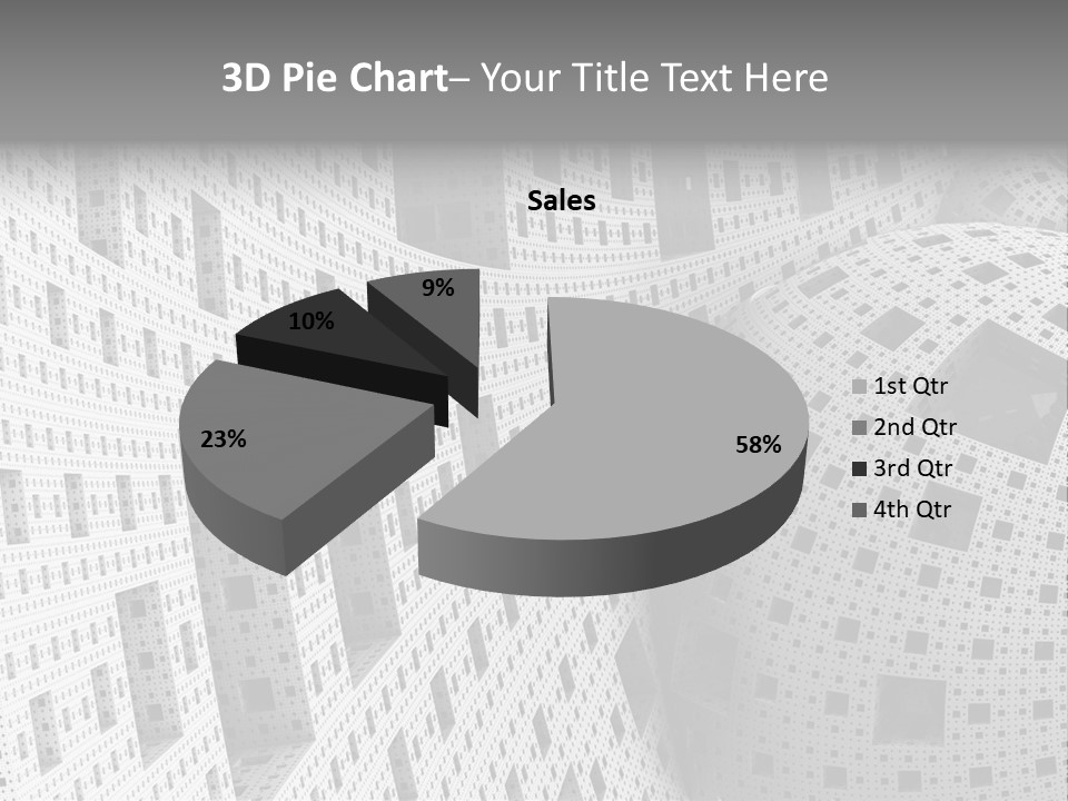Sphere Design Wallpaper PowerPoint Template