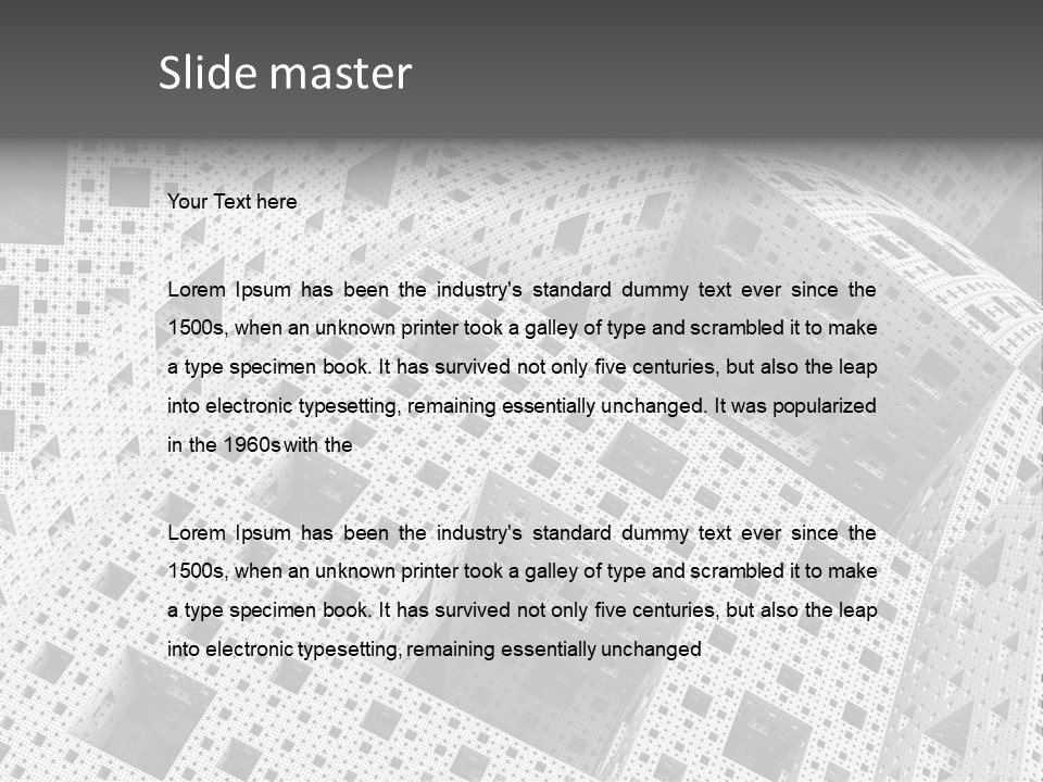 Black Technology Wallpaper PowerPoint Template