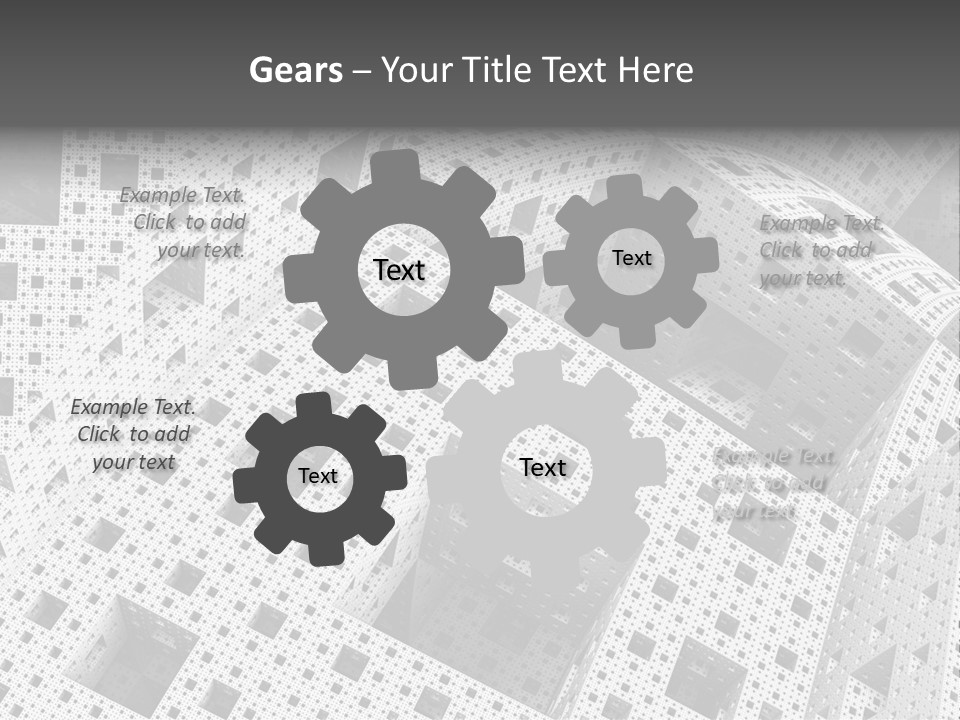 Black Technology Wallpaper PowerPoint Template