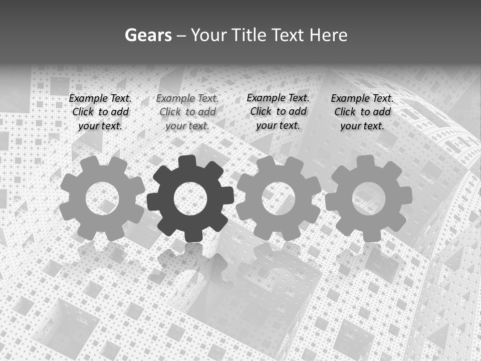 Black Technology Wallpaper PowerPoint Template