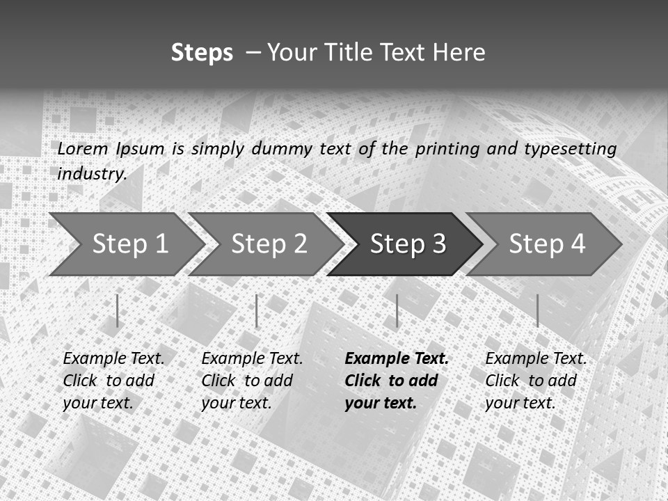 Black Technology Wallpaper PowerPoint Template