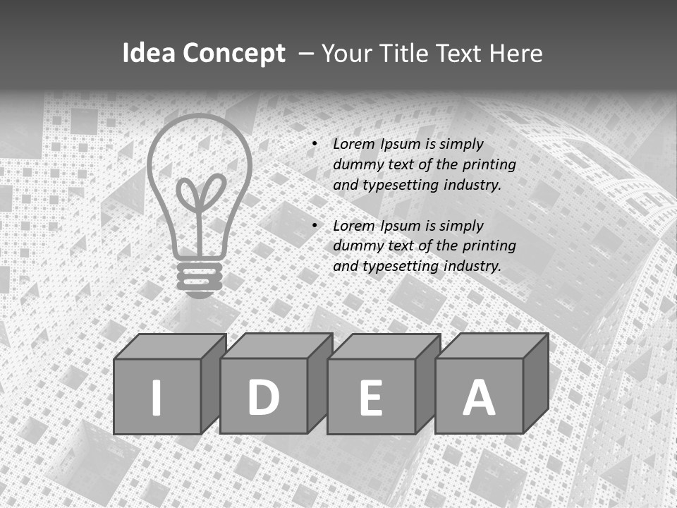 Black Technology Wallpaper PowerPoint Template