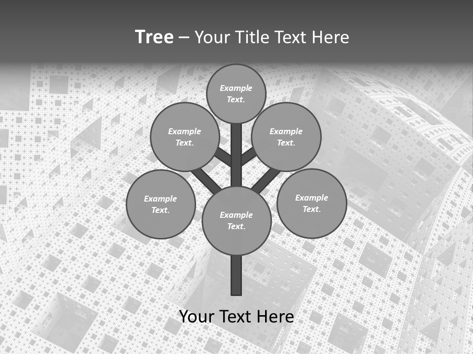 Black Technology Wallpaper PowerPoint Template