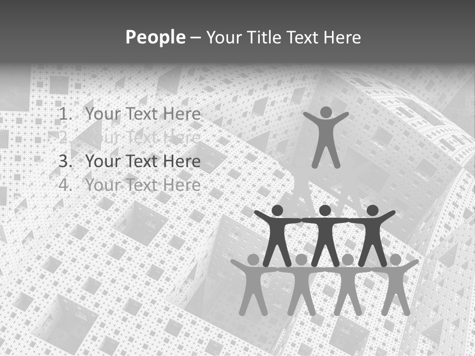 Black Technology Wallpaper PowerPoint Template