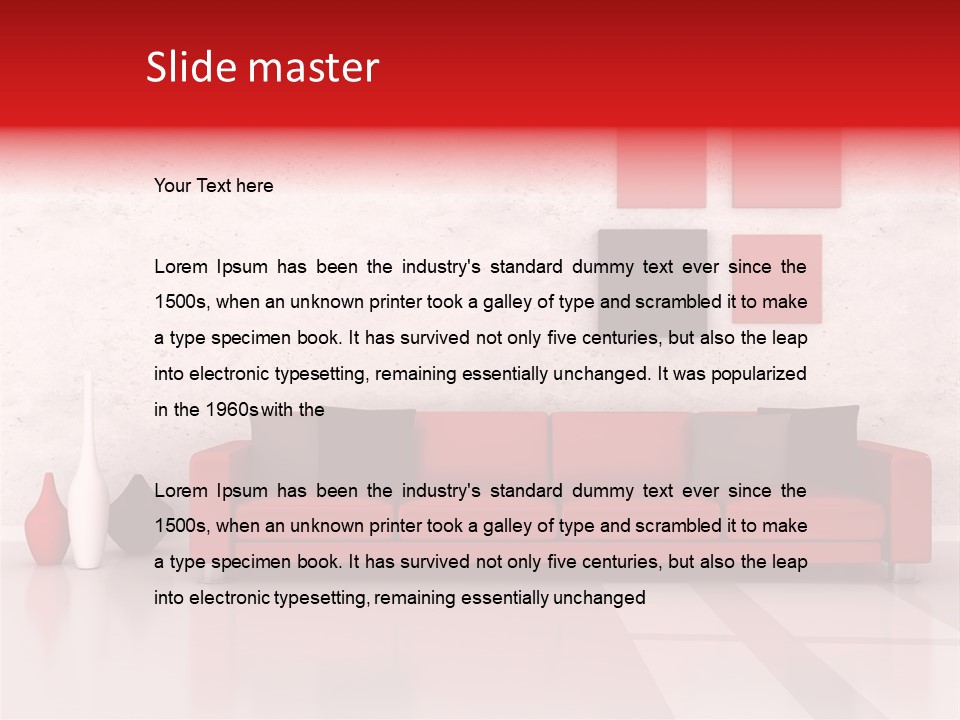 Modern Elegant Rendering PowerPoint Template