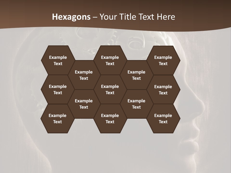 Isolated Intelligence Black PowerPoint Template