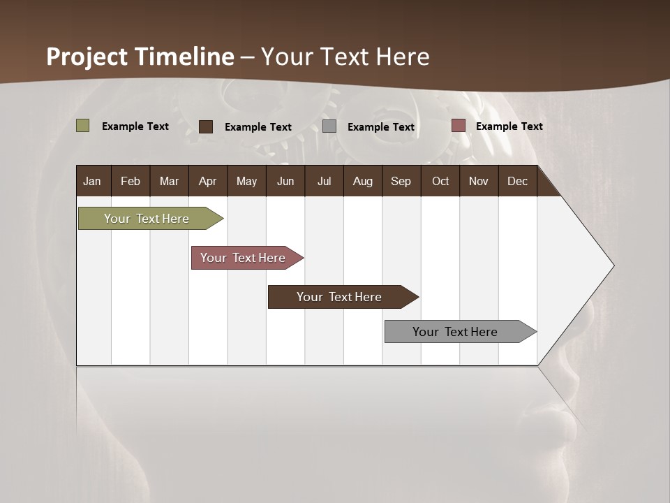 Isolated Intelligence Black PowerPoint Template