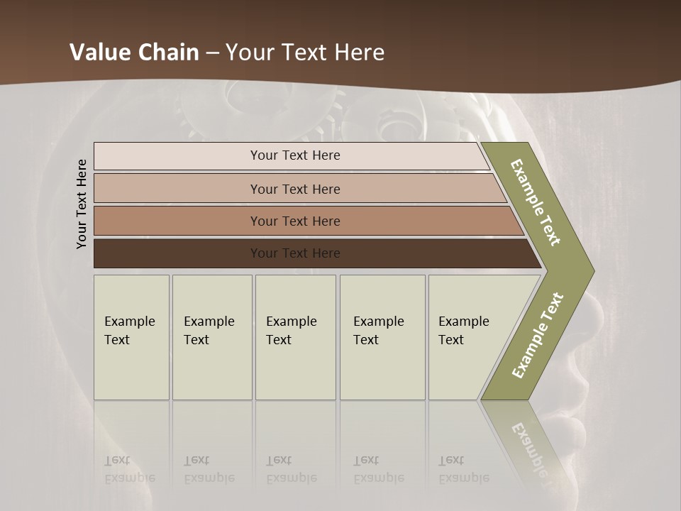 Isolated Intelligence Black PowerPoint Template