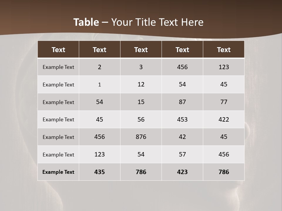 Isolated Intelligence Black PowerPoint Template