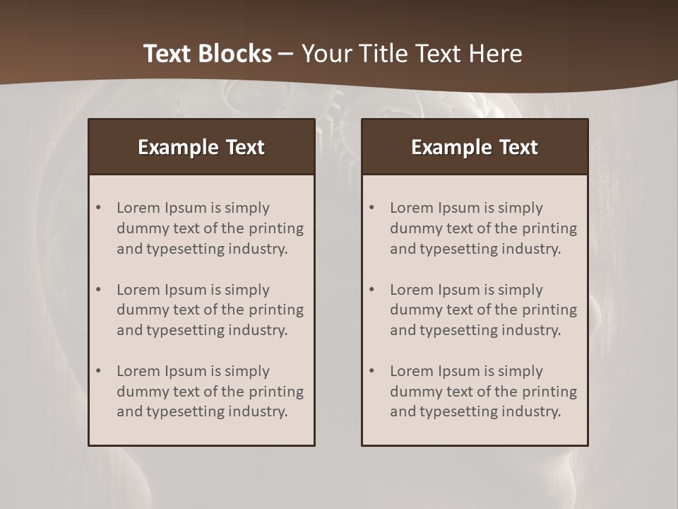 Isolated Intelligence Black PowerPoint Template