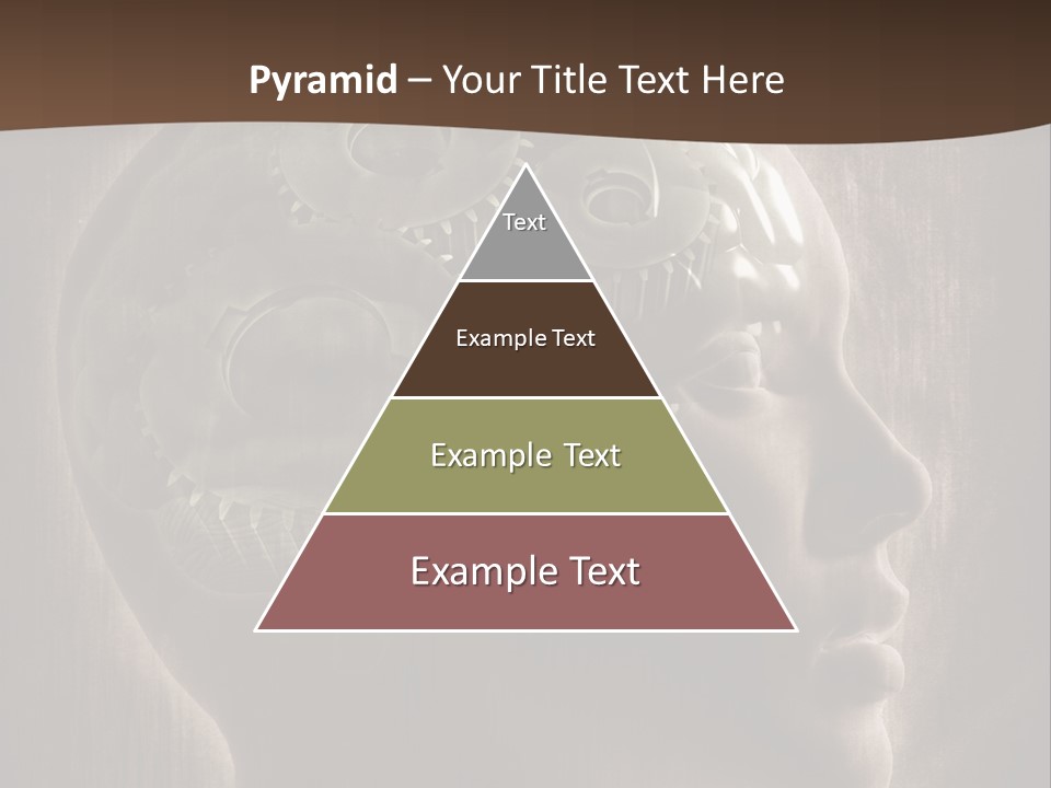 Isolated Intelligence Black PowerPoint Template