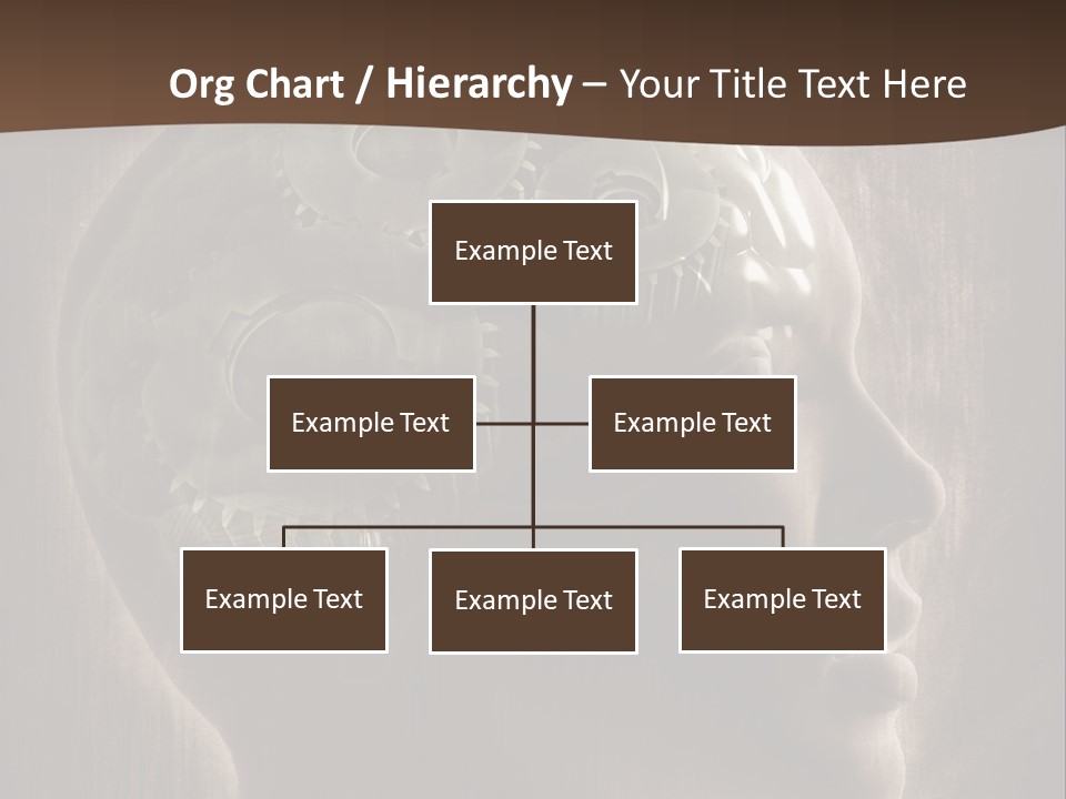 Isolated Intelligence Black PowerPoint Template