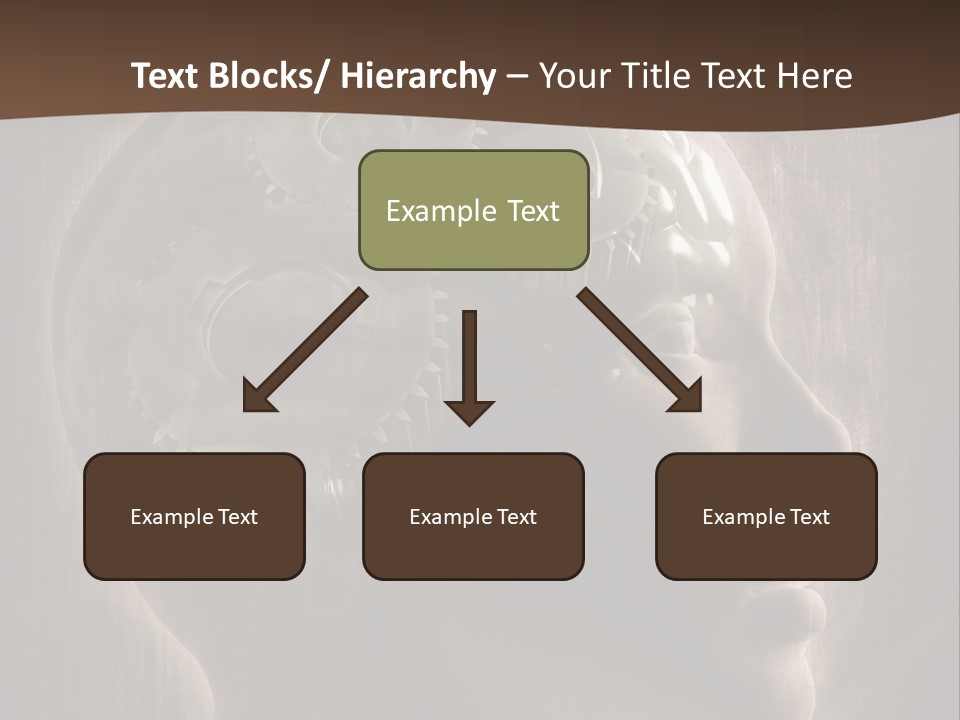Isolated Intelligence Black PowerPoint Template