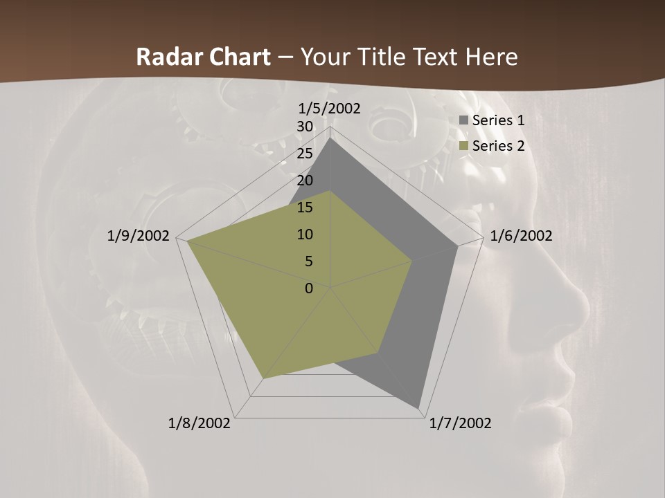 Isolated Intelligence Black PowerPoint Template