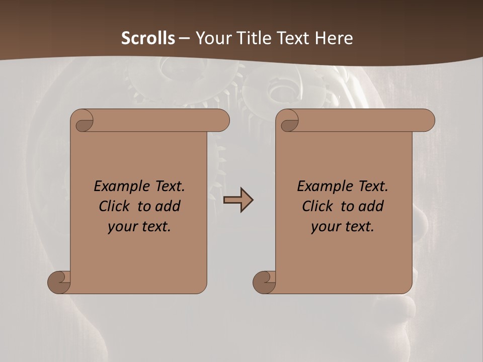 Isolated Intelligence Black PowerPoint Template
