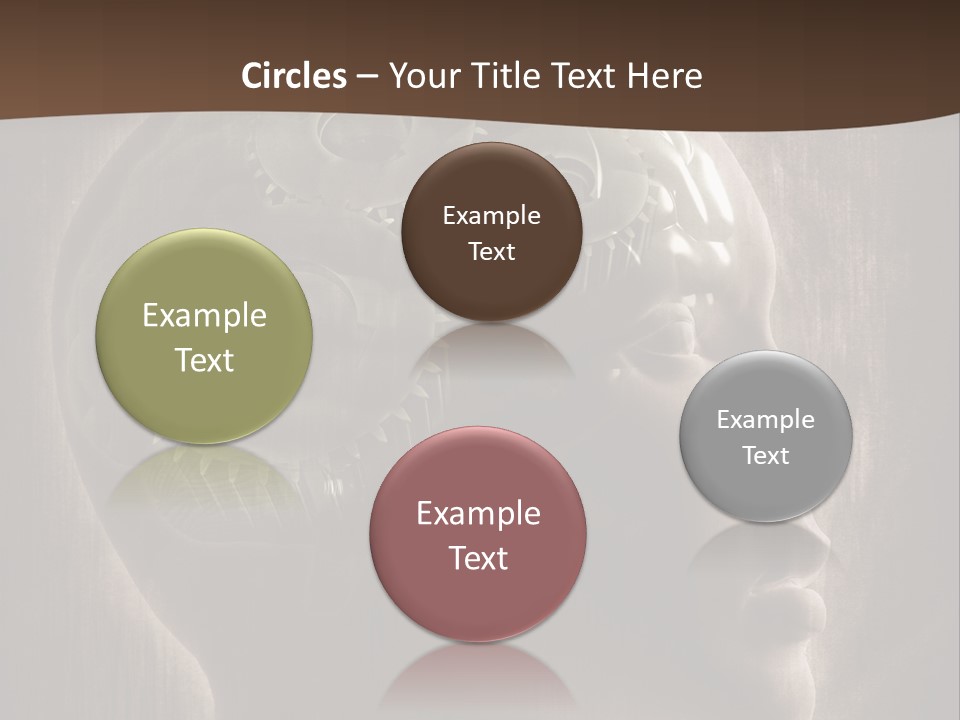 Isolated Intelligence Black PowerPoint Template