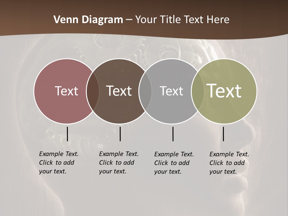 Isolated Intelligence Black PowerPoint Template