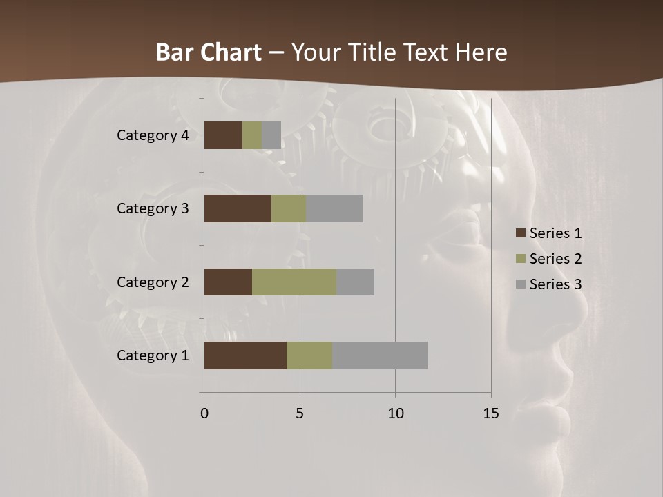 Isolated Intelligence Black PowerPoint Template