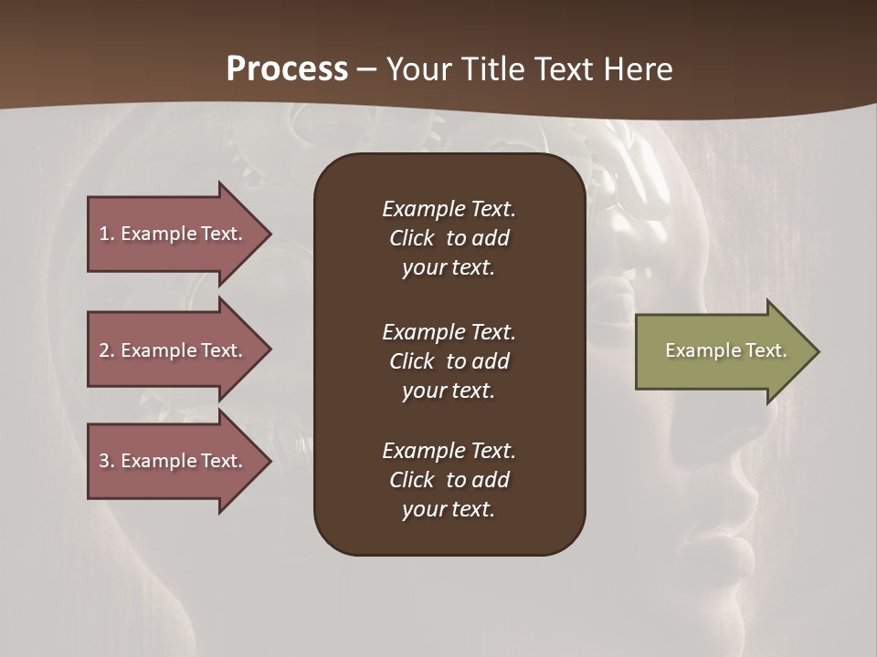 Isolated Intelligence Black PowerPoint Template