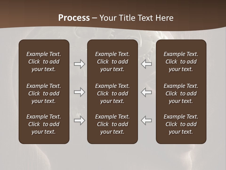 Isolated Intelligence Black PowerPoint Template