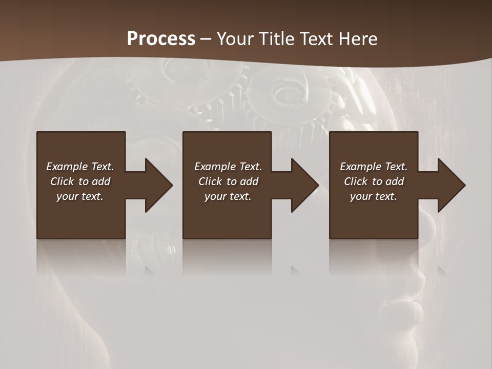 Isolated Intelligence Black PowerPoint Template