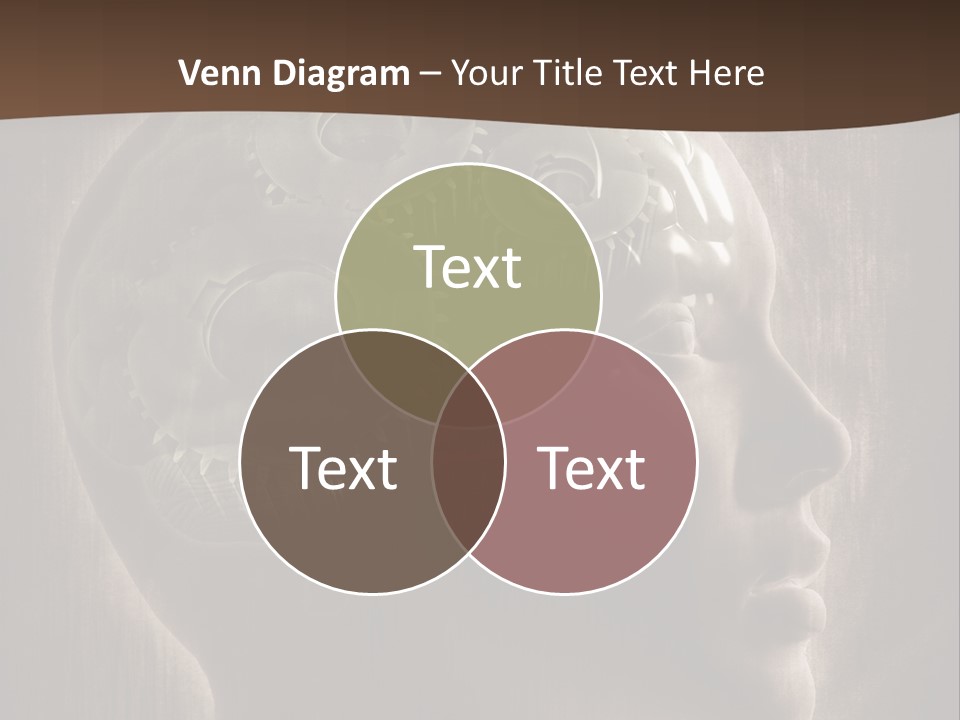 Isolated Intelligence Black PowerPoint Template